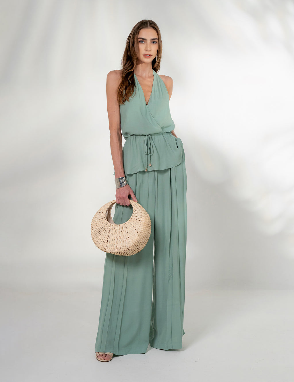 BLUSA JOANA VISCOSE VERDE CAIPIRINHA